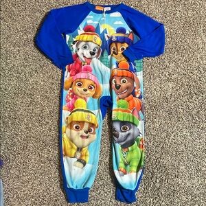 Nickelodeon Paw Patrol Kids Footie - Blue and Multicolor